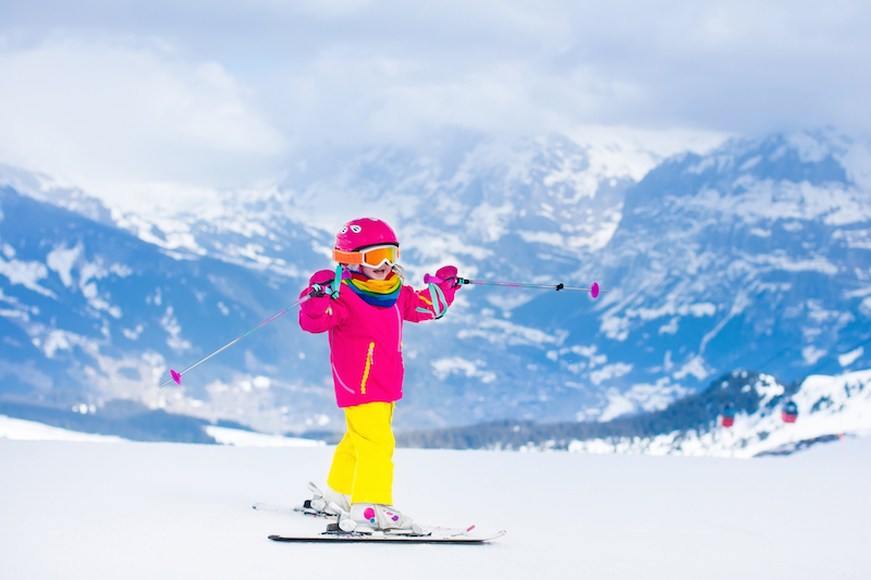 Skifahren mit Kindern