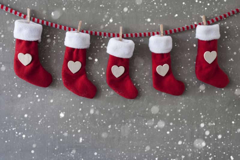 Adventskalender aus Stoff