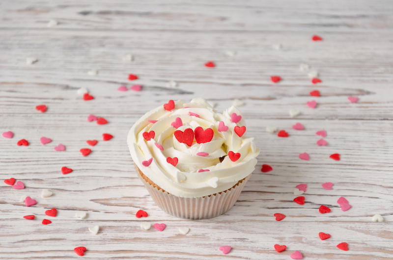 Cupcake-Rezept für Valentinstag